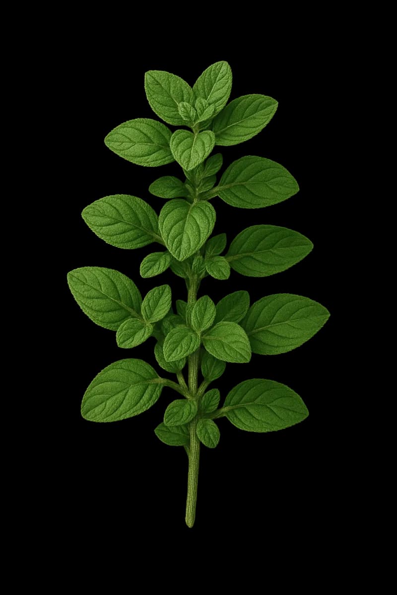 Oregano botanical illustration