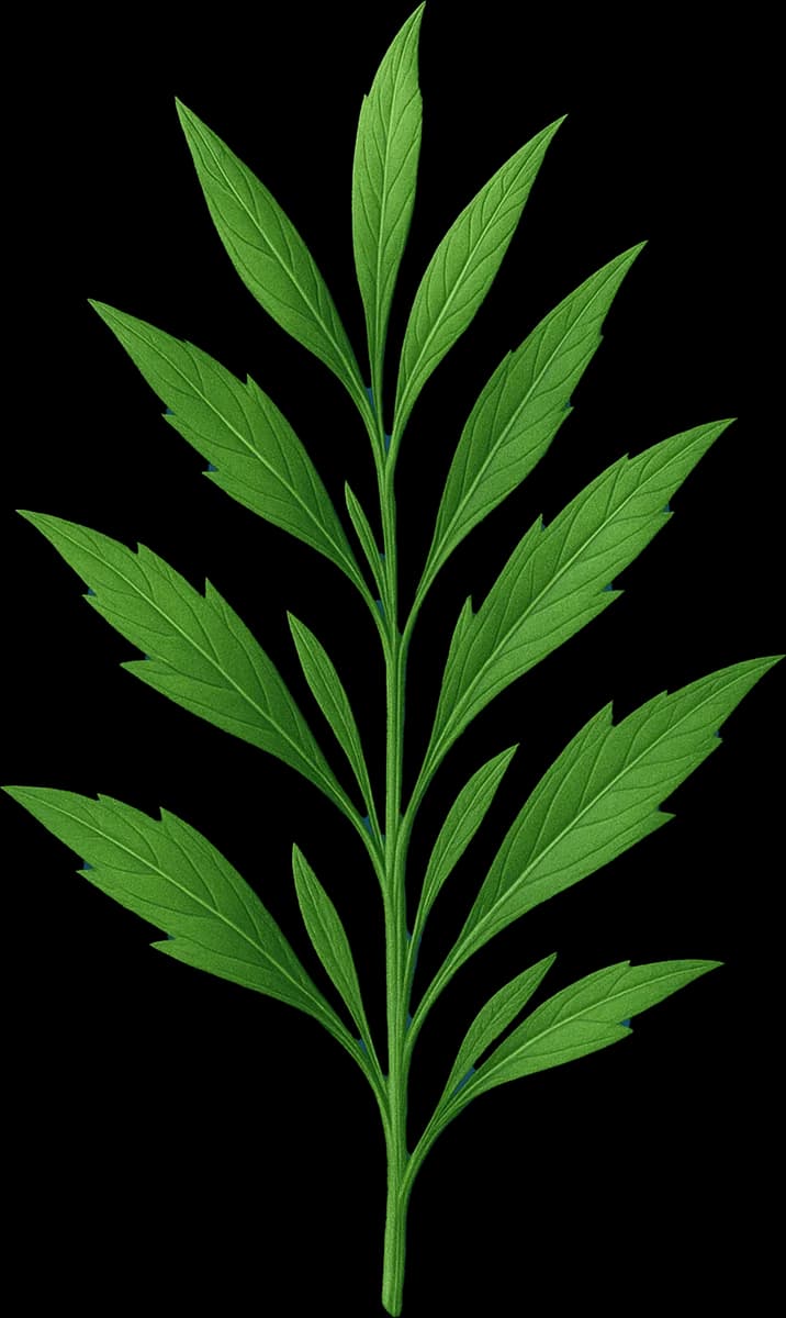 Tarragon botanical illustration