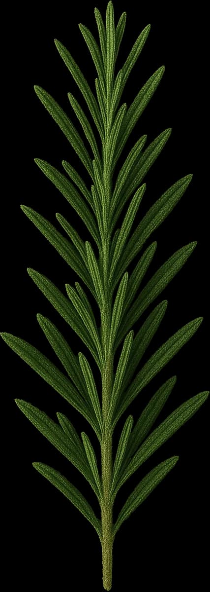 Rosemary botanical illustration