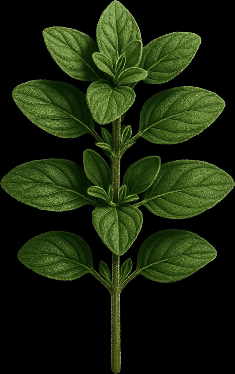 Marjoram botanical illustration
